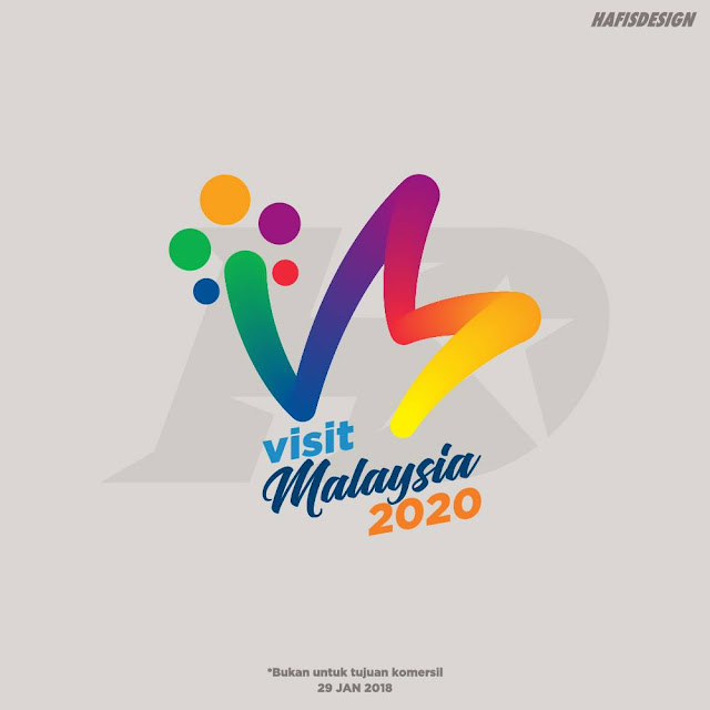 Design Logo Visit Malaysia 2020 Yang Gempak