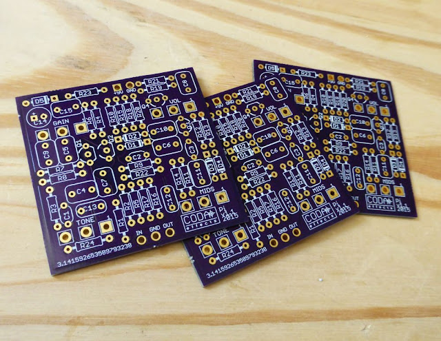 Big Muff printed circuit board