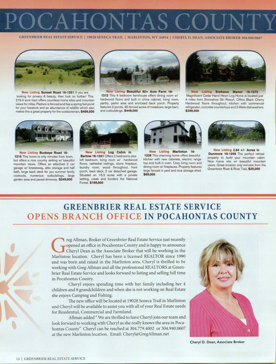 Pocahontas Commentator Plus Pocahontas Real Estate for Sale