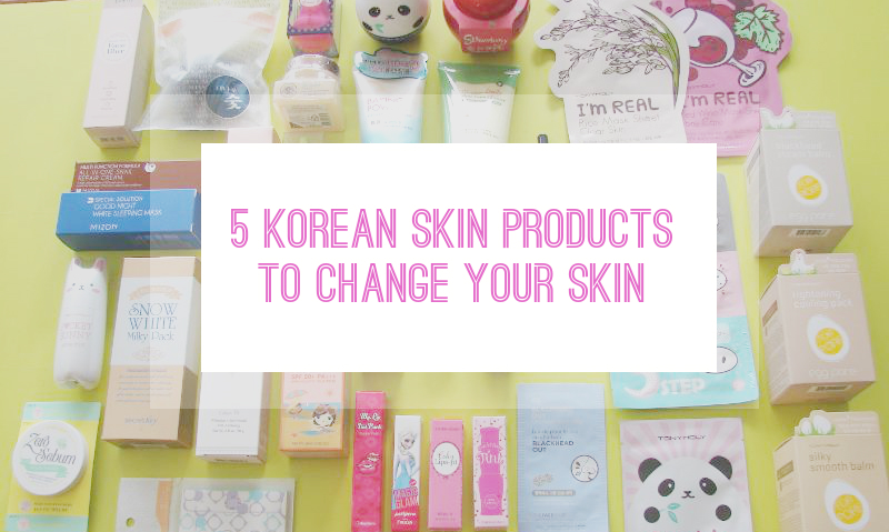 5 korean skin products principal image