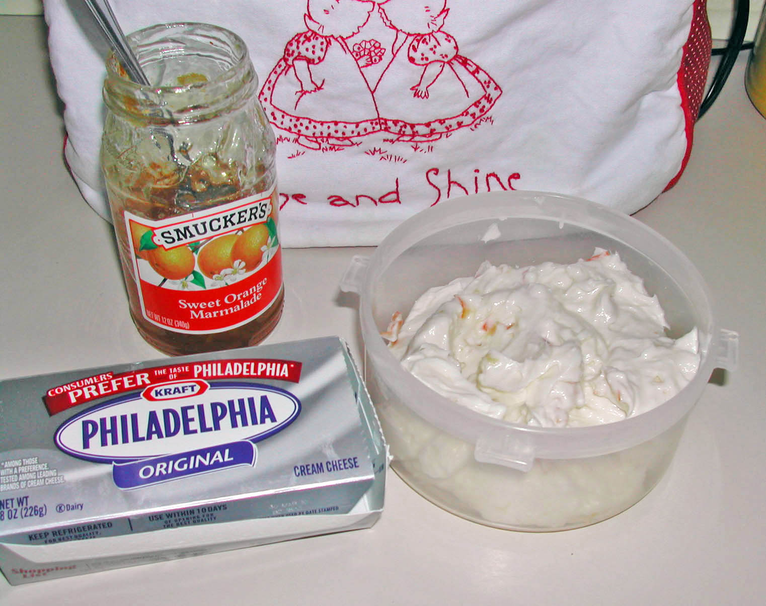The Iowa Housewife Orange Cream Cheese Spread