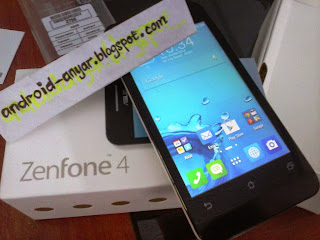 FOTO unbox zenfone 4 layar 4 inci bersih