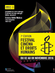Evénement Tous 7ème édition Festival Cinéma Droits Humains, organisé Amnesty International, novembre
