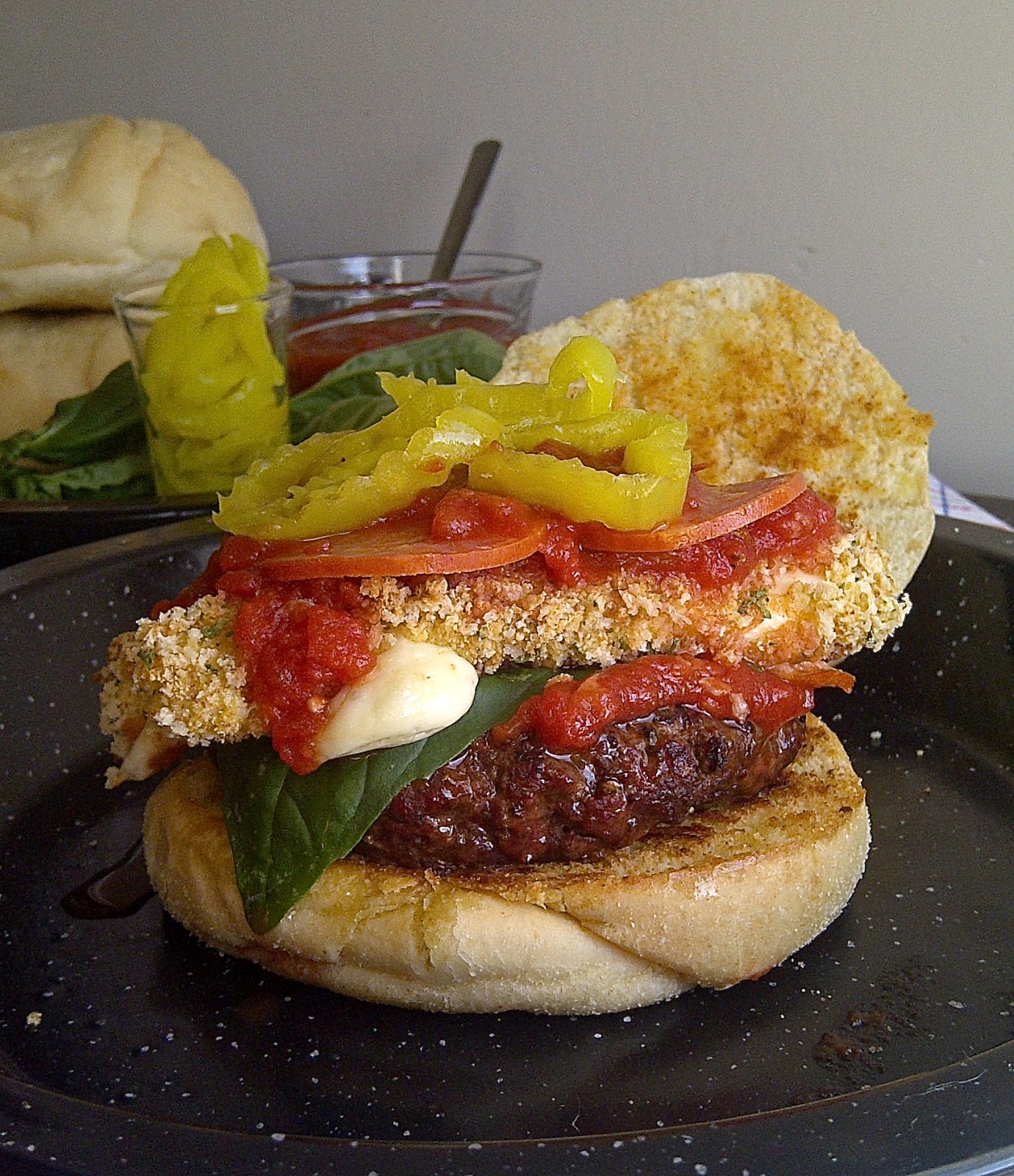 Soliloquy Of Food & Such: Fugetaboutit Burgers