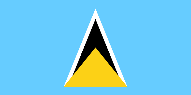 Bendera negara Saint Lucia