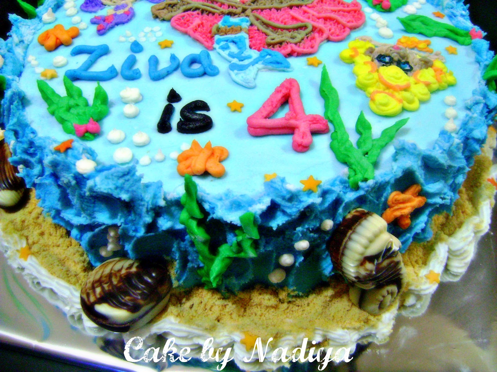 Nadiya's Tastes Of Maldives Bubble Guppies Butter Cake with Butter