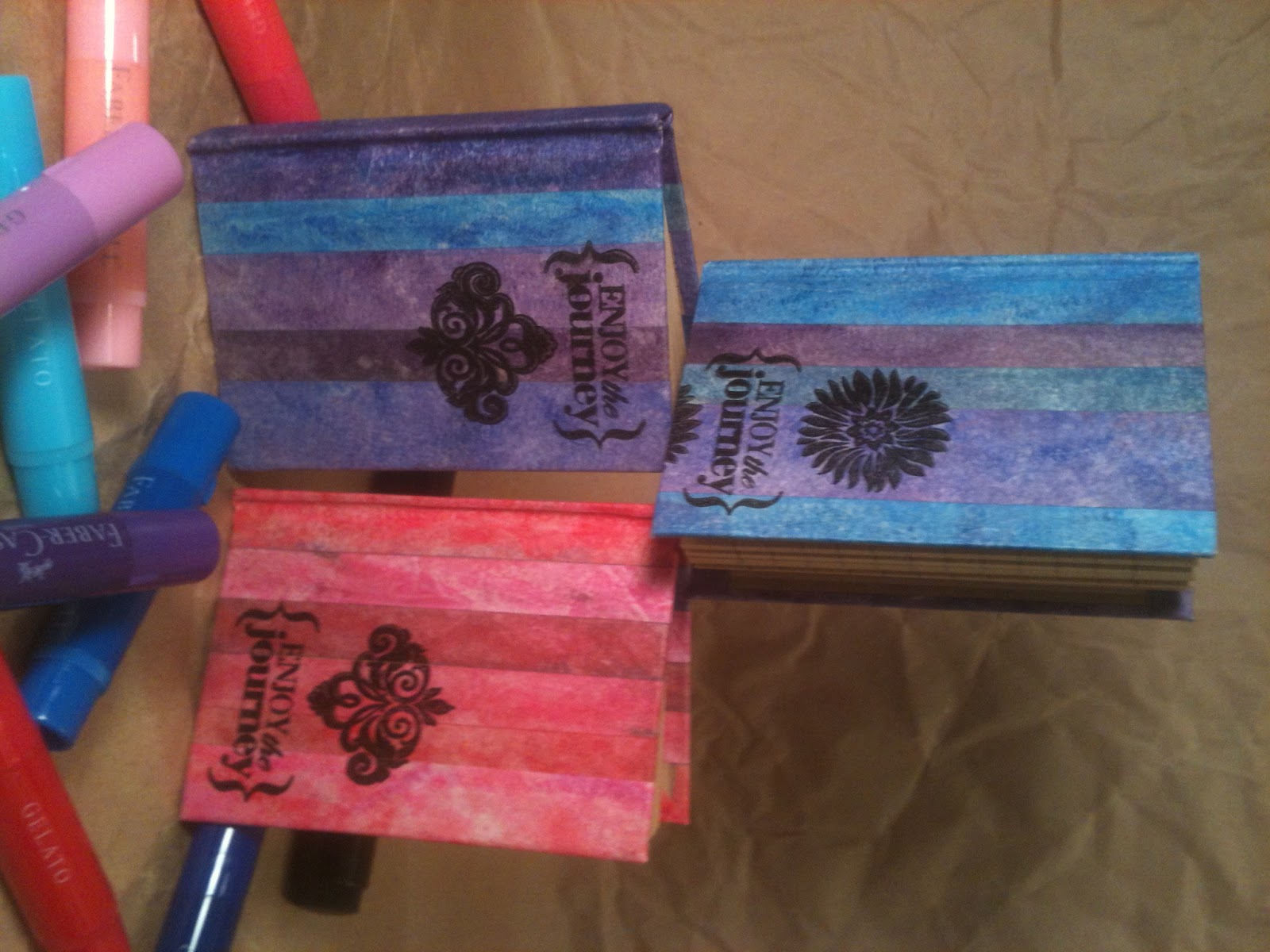 Beth Watson Design Studio FAUX LEATHER MASKING TAPE JOURNALS