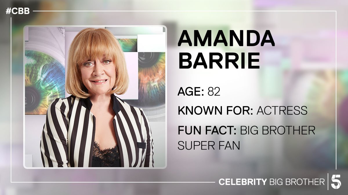 Coronation Street Blog Amanda Barrie enters Celebrity Big Brother house