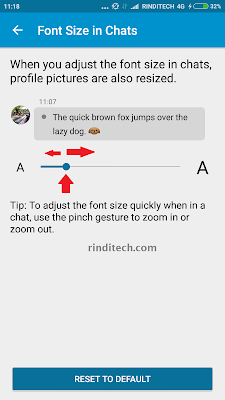 How to Change the Font Size on BBM Chat (Simple step)