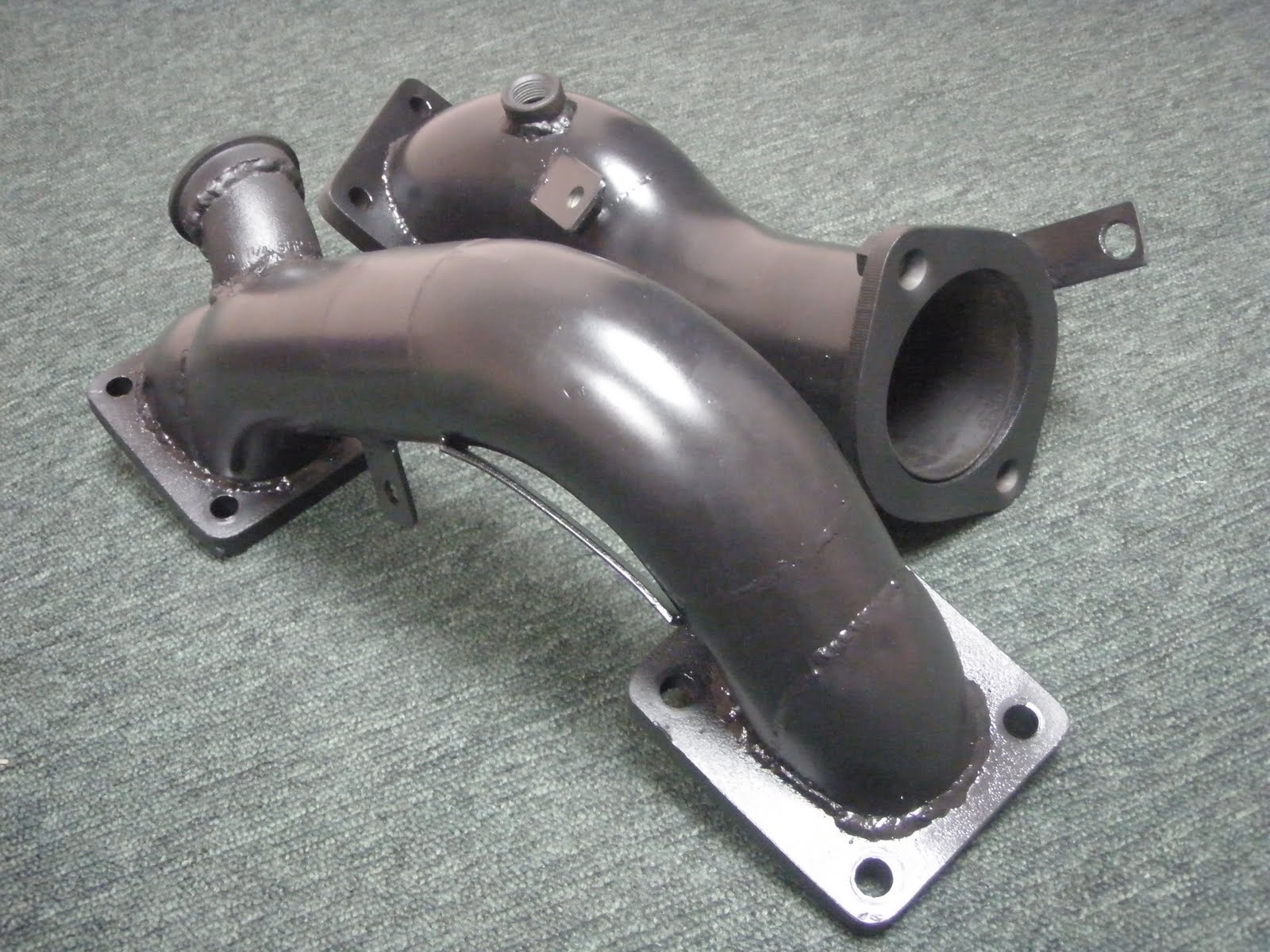Coated by Dynatech Ceramic Coating (exhaust manifold, downpipe
