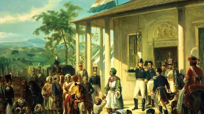 Lukisan Penjajahan Belanda di Sumatera Barat