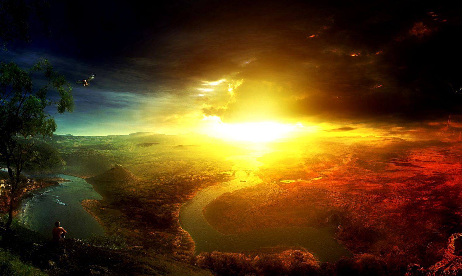 Fantasy Sunset Wallpapers