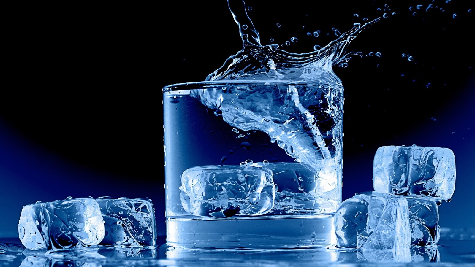 Ice Splash Drink Mystery Wallpaper