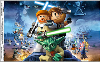 Star Wars Lego: Etiquetas para Candy Bar para Imprimir Gratis. Etiquetas de Star Wars Lego para imprimir gratis.
