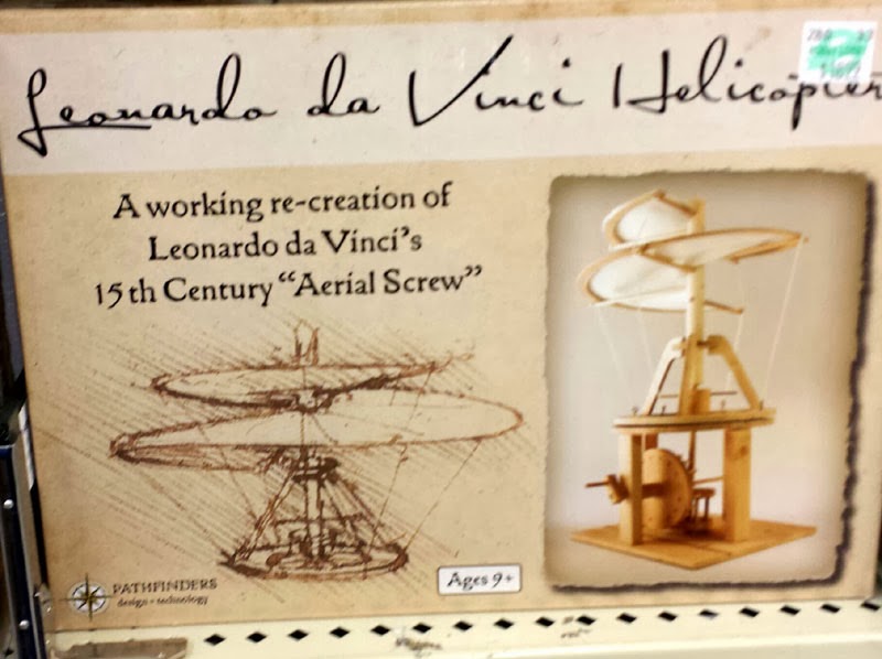 Ramblings Leonardo Da Vinci's Aerial Screw