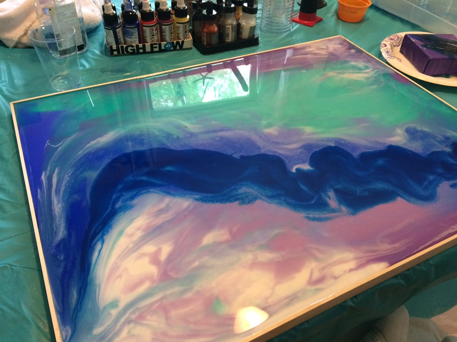 Kellie Chasse Fine Art Resin on Liquid Art Panel by Pebeo
