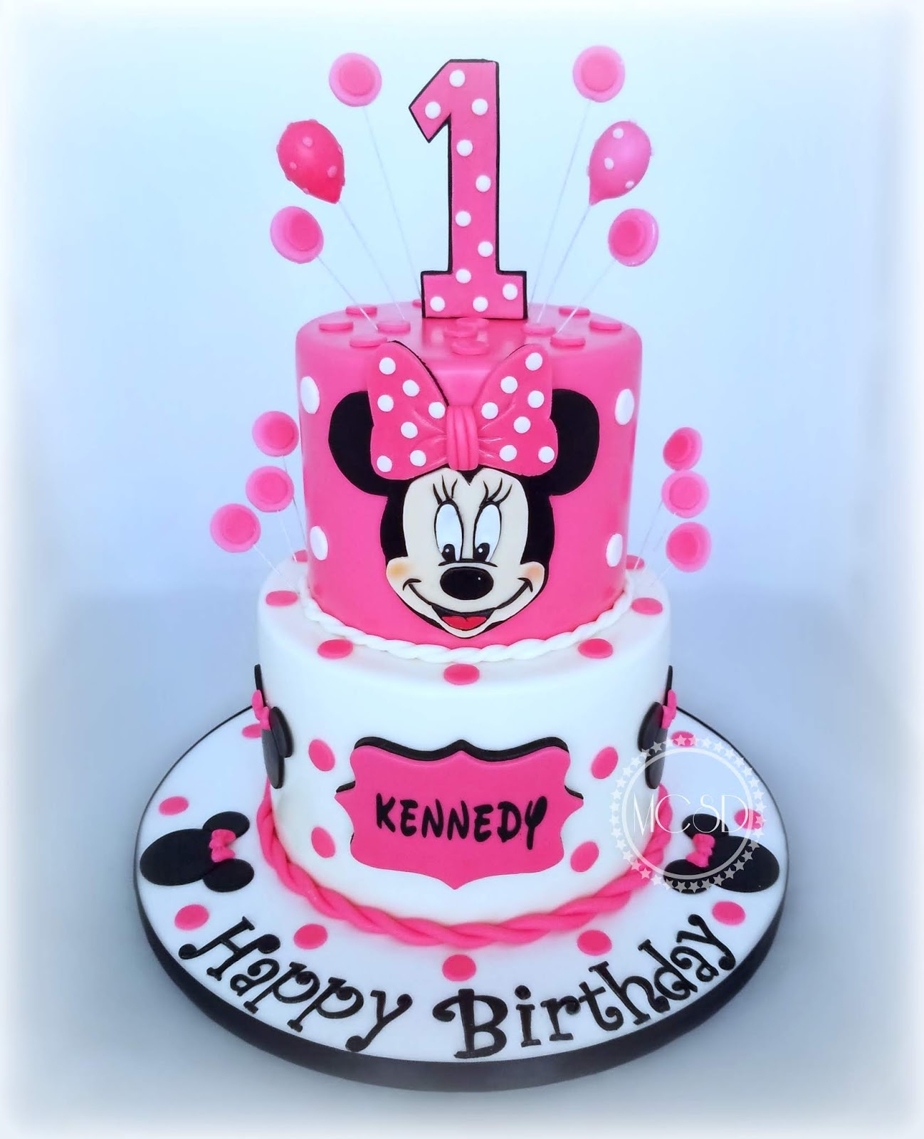 Cakes By Zana Minnie Mouse 1st Birthday Cake