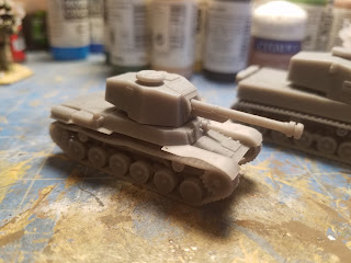 15mm, Chi Nu tank, Japanese, 3d printed, WWII