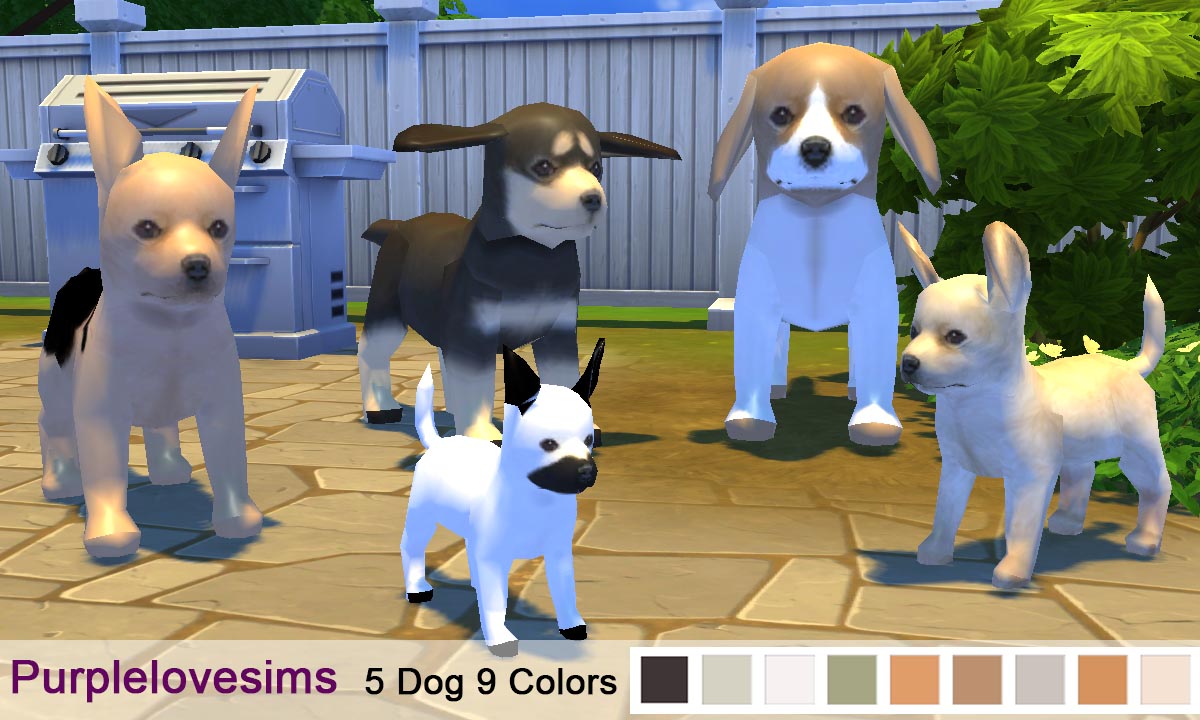 Sims 4 CC's The Best Decoration Dog by purplelovesims
