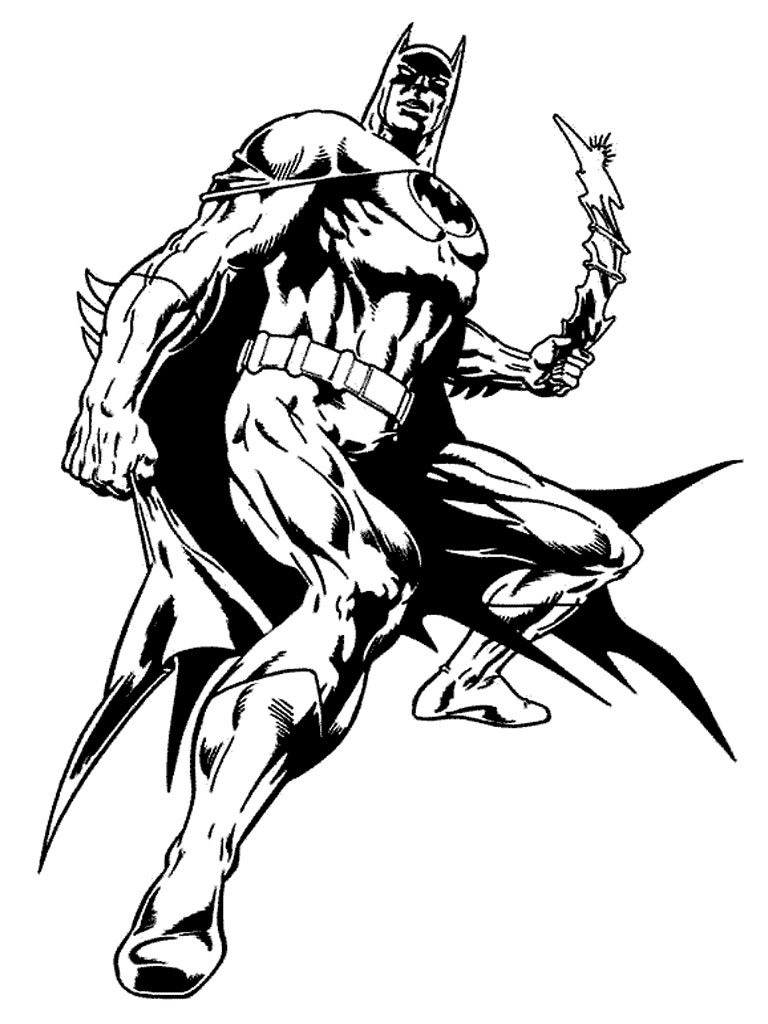 Batman Coloring Pages Printable | Realistic Coloring Pages