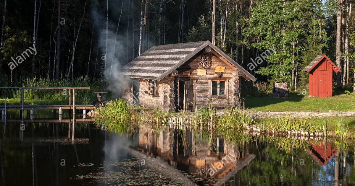 My first "Sauna and lake" experience