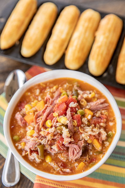 Pulled Pork Vegetable Soup | Plain Chicken®