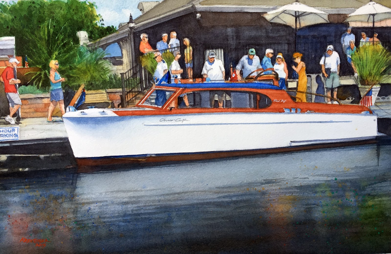 boat show fontana wi art of paul kreutziger chris craft at the abbey in boat show fontana wi art of paul kreutziger chris craft at the abbey in