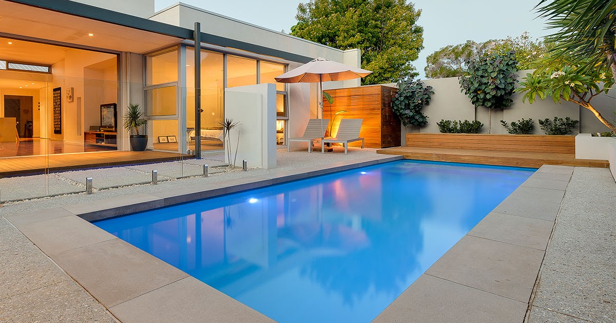 inground fibreglass pool