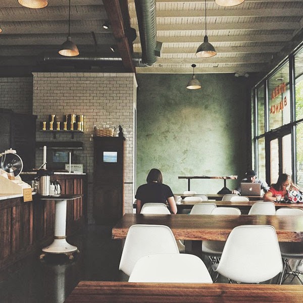 Love the look, vibe and photography in this pic of the Roman Candle Bakery, seen on Instagram