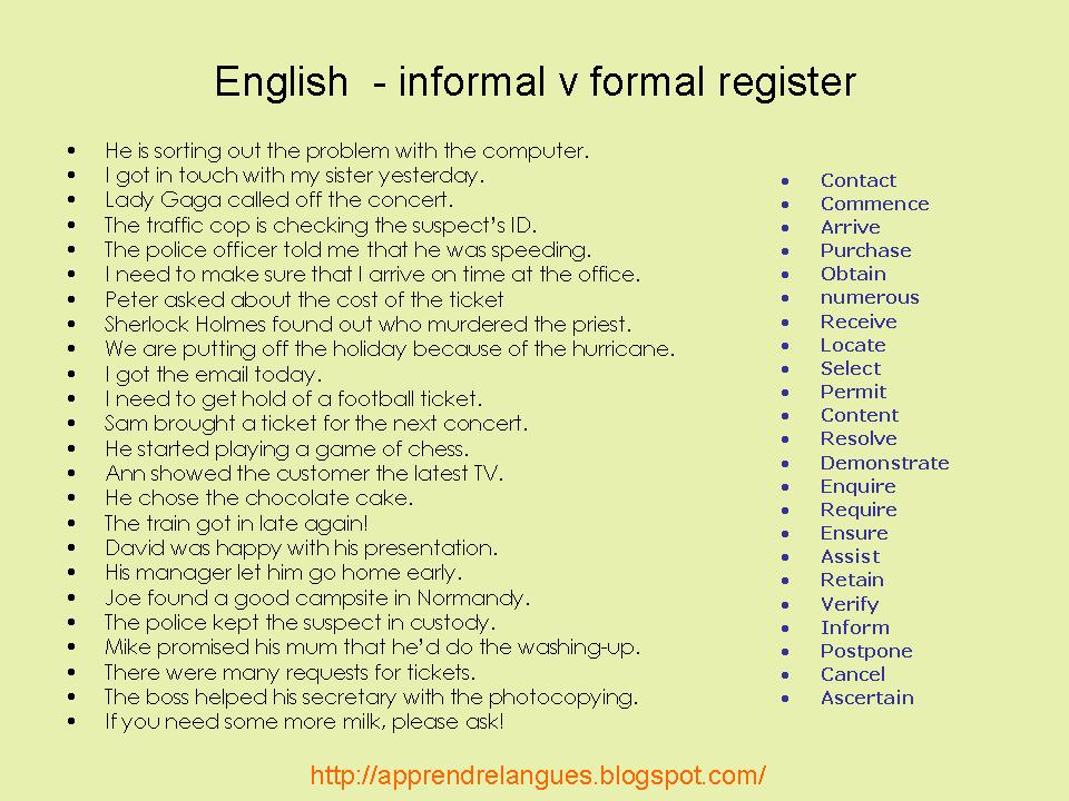 Language Learning English Formal And Informal Language language-learning-english-formal-and-informal-language
