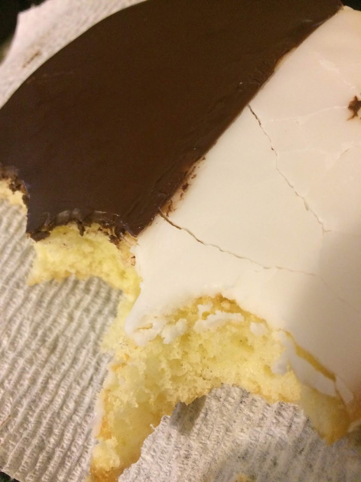 black and white cookie