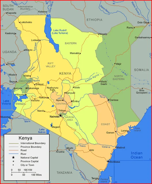 image: Map of Kenya