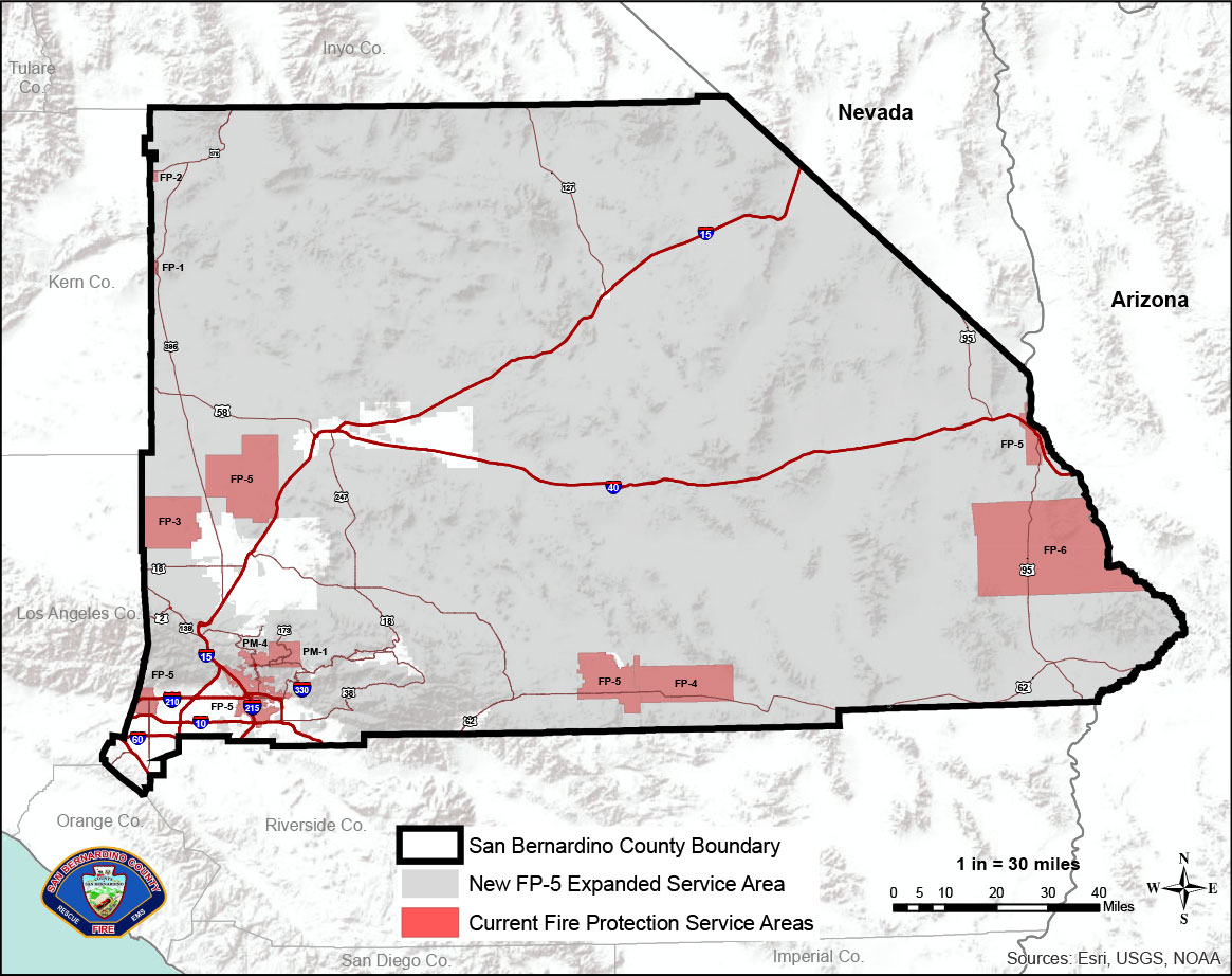 Wonder Valley, CA From County Fire Service Zone FP5