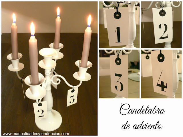 Candelabro de adviento