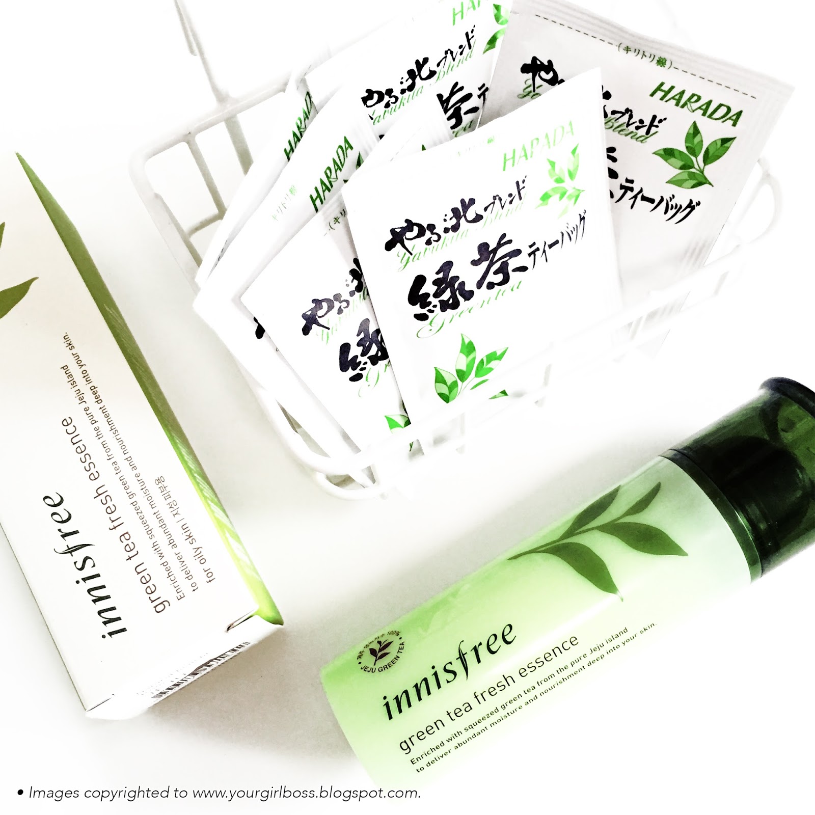 Innisfree Green Tea Fresh Essence Review - Jean Kuah's Beauty Blog