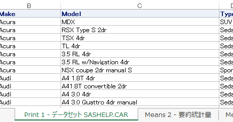 SAS忘備録: ODS EXCEL入門: 基本構文
