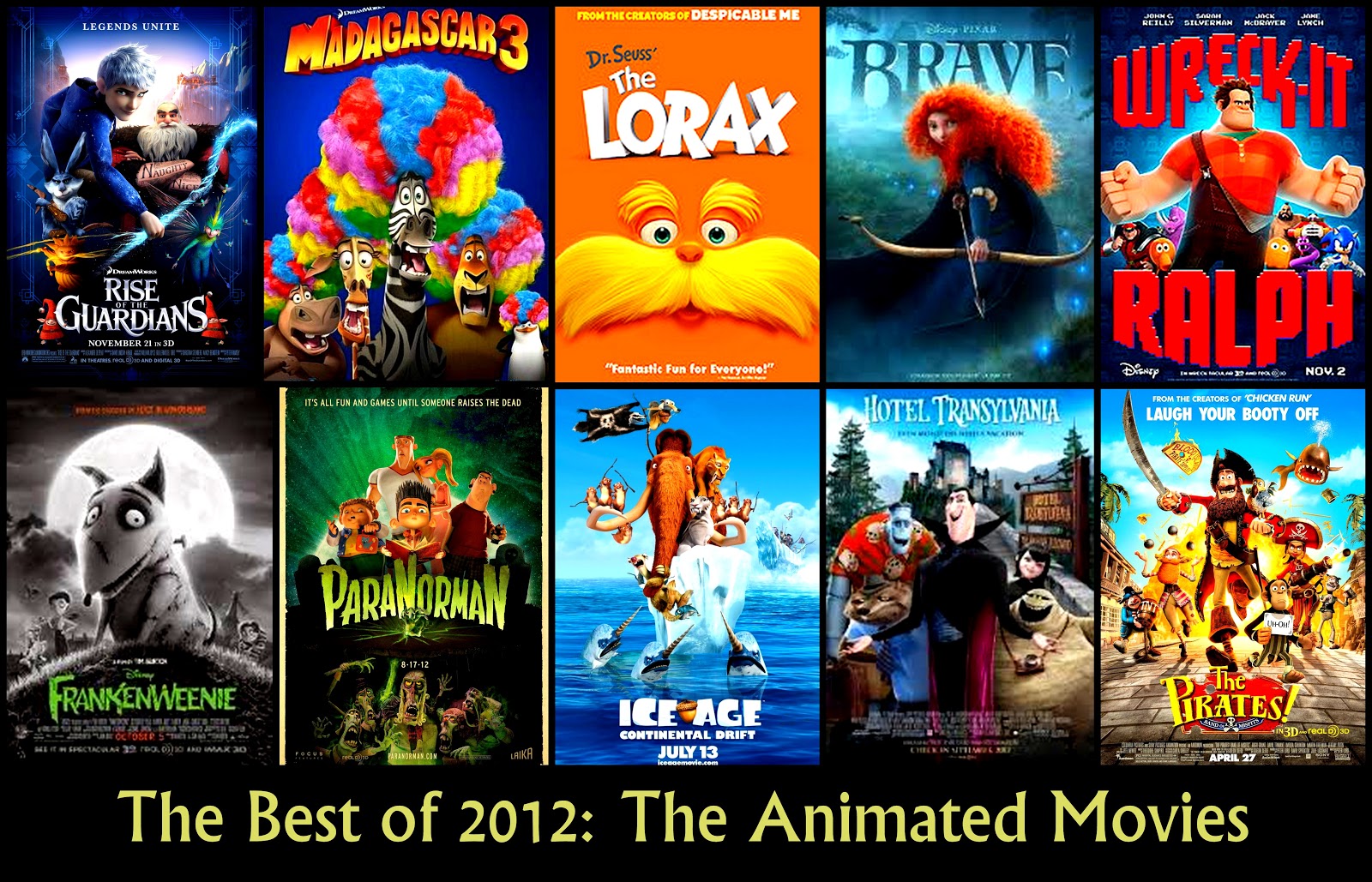 The Best Animated Movies of 2012 The Hollywood Persona.