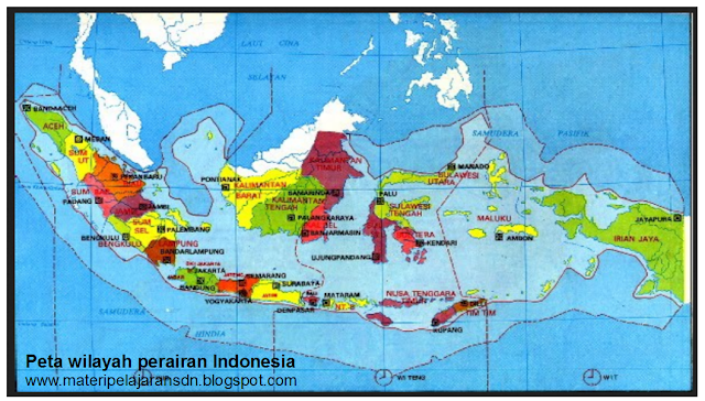 Perubahan wilayah laut teritorial di Indonesia - Materi Pelajaran SD