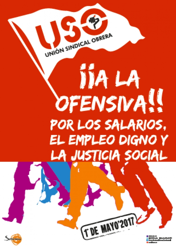 USO celebra el 1º Mayo en Oviedo