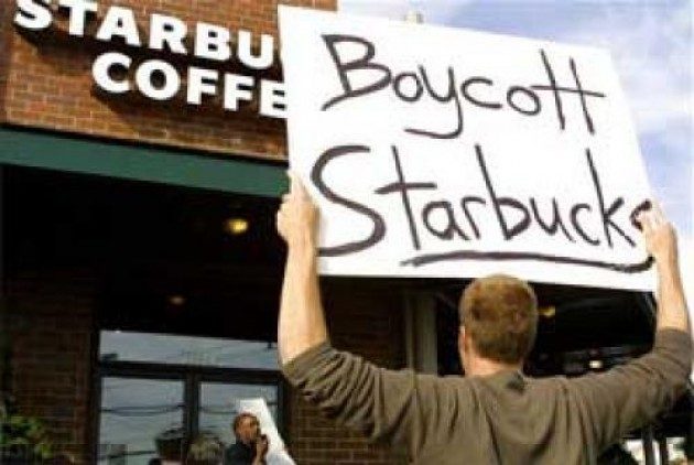 Image result for starbucks boycott