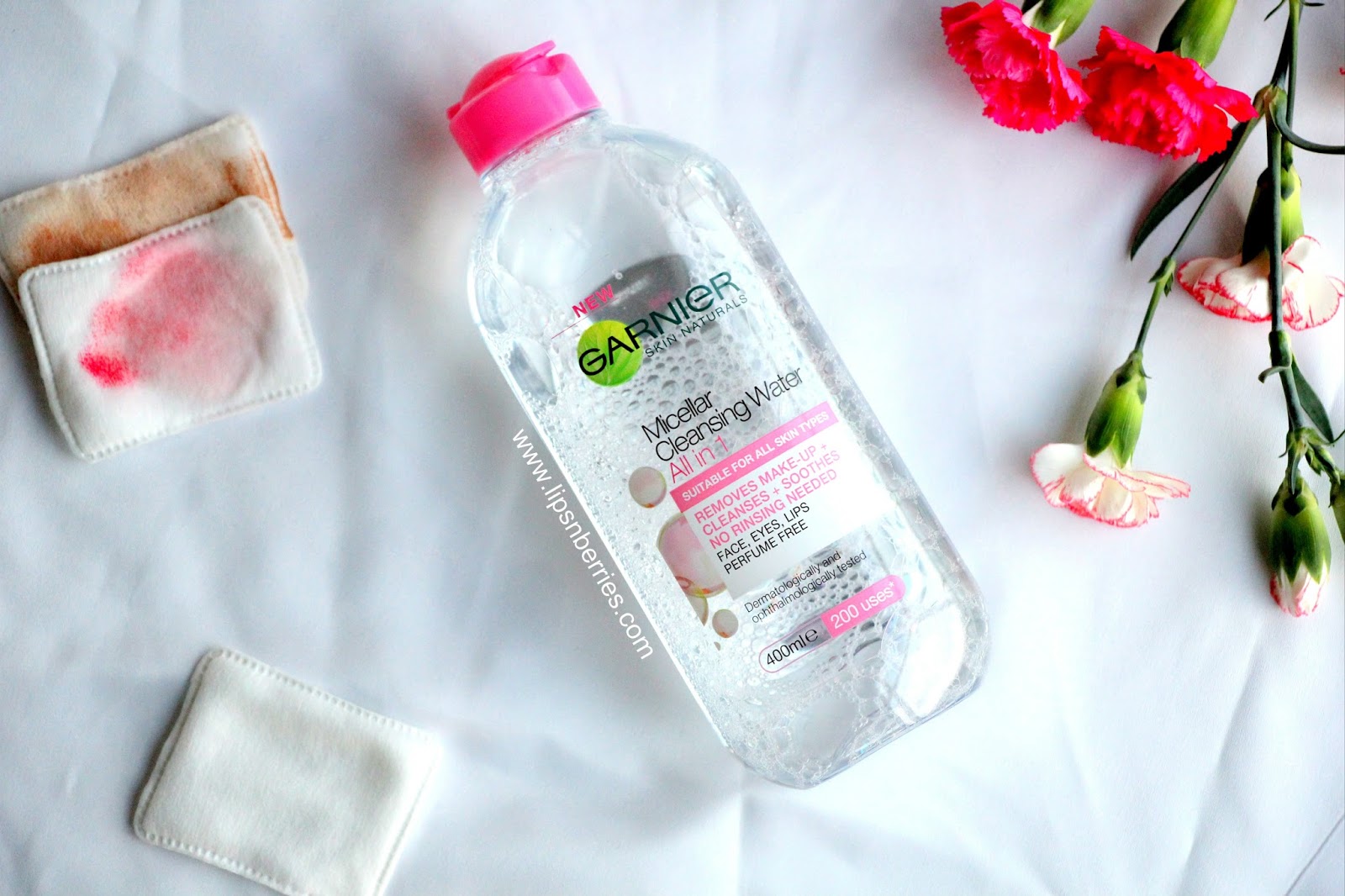 Garnier Micellar Cleansing Water Review! LIPS n BERRIES