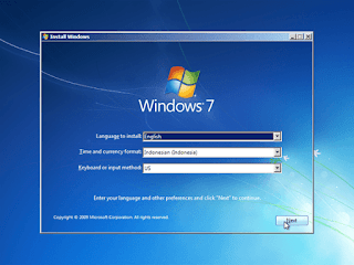 Cara Installasi Windows 7 Lengkap dengan Gambar