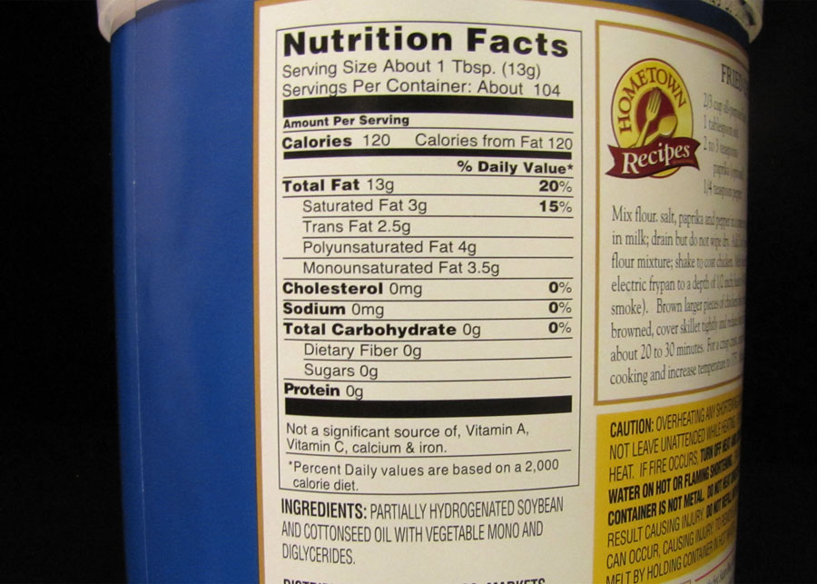 Smells Like Food in Here Stater Bros. All Vegetable Shortening