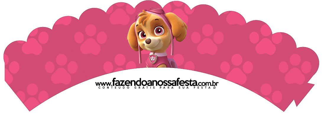 Skye of Paw Patrol Free Party Printables. Oh My Fiesta