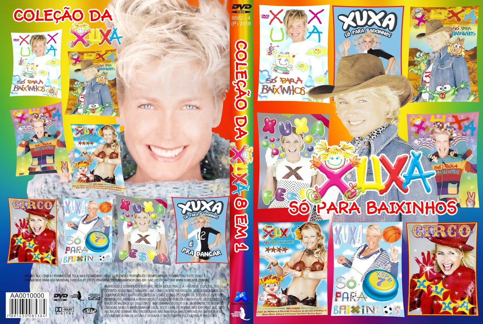 Portal da Xuxa CAPA DVD XUXA SÓ PARA BAIXINHOS (XSPB 8 EM 1) COLEÇÃO Portal da Xuxa CAPA DVD XUXA SÓ PARA BAIXINHOS (XSPB 8 EM 1) COLEÇÃO