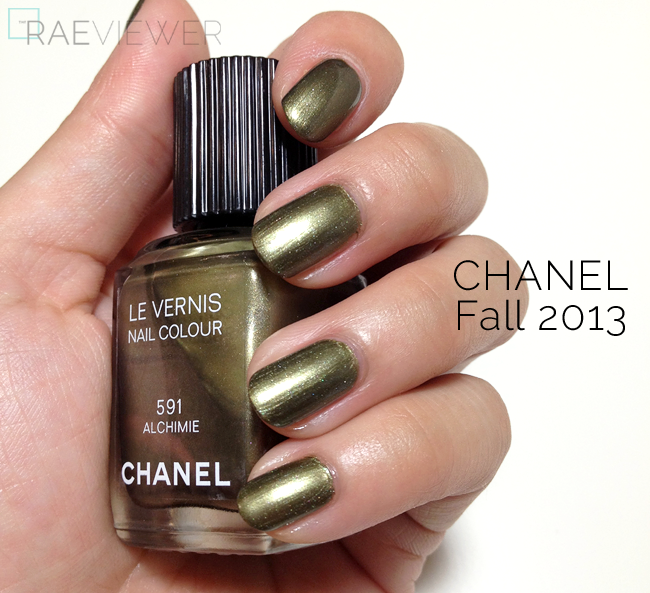 the raeviewer - a premier blog for skin care and cosmetics from an  esthetician's point of view: Chanel Fall 2013 Le Vernis in Alchimie 591 Nail  Polish Review, Photos, Swatches