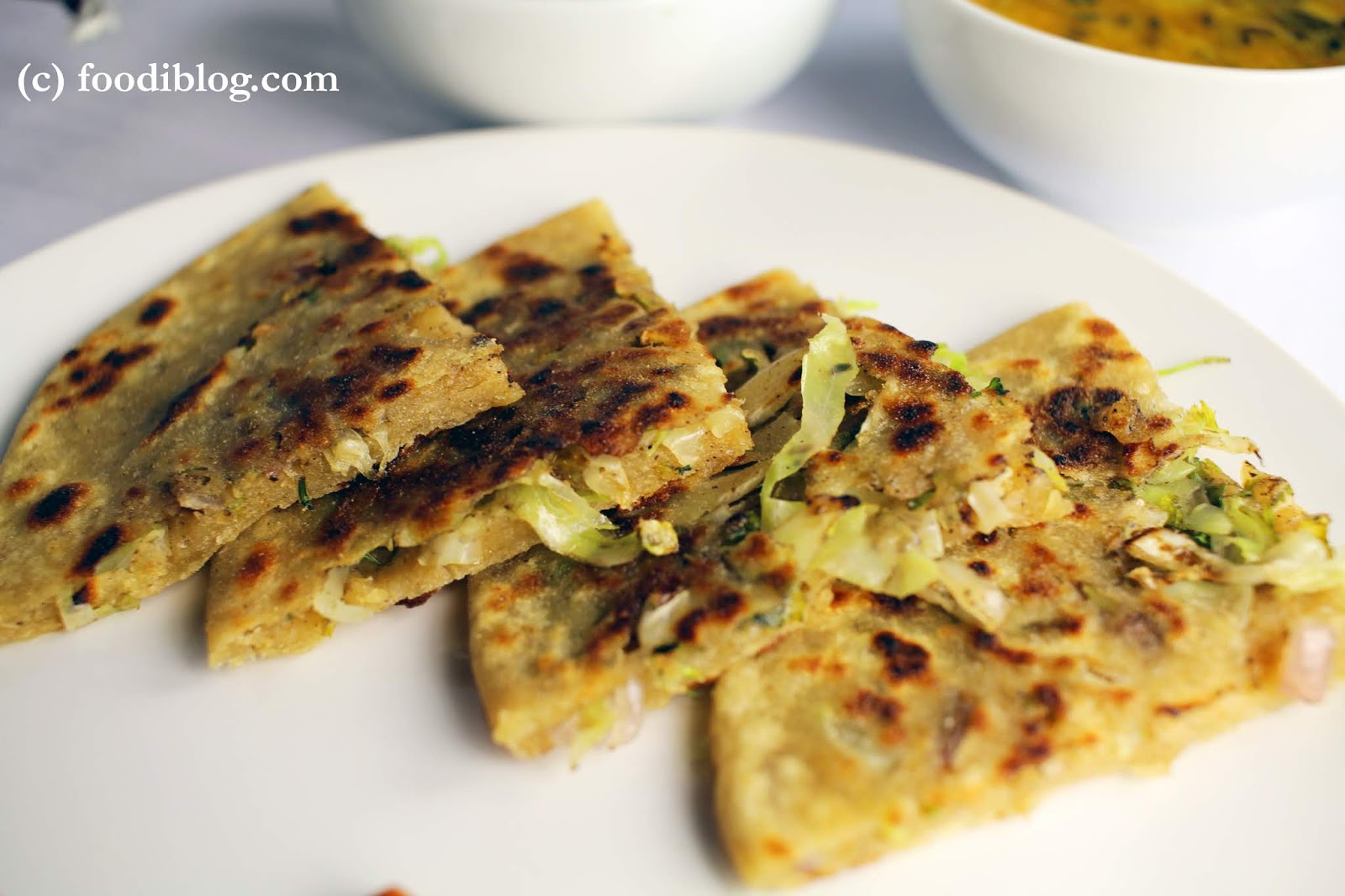Cabbage Paratha Recipe (गोबी के पराठे)