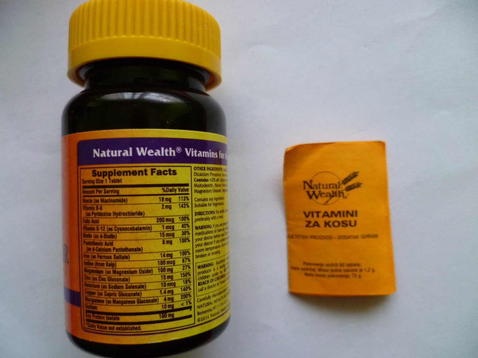 Natural Wealth Vitamins for the hair