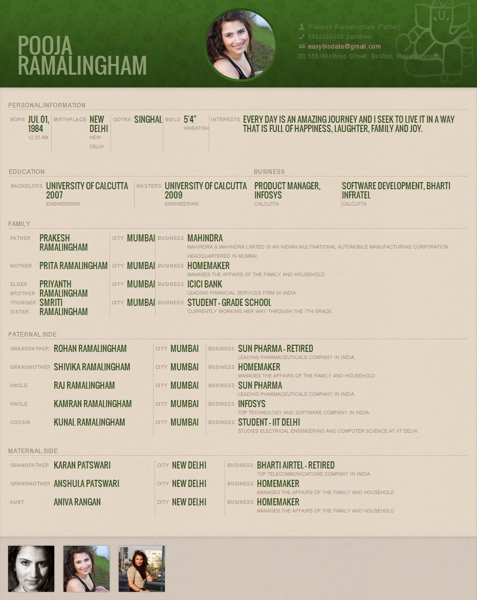 Free Sample Of CV Resume Biodata Format For Christian Marriage free-sample-of-cv-resume-biodata-format-for-christian-marriage