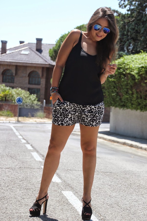 DIY Costura: Shorts Animal Print (patrones o moldes). Blog de costura y blog diy.